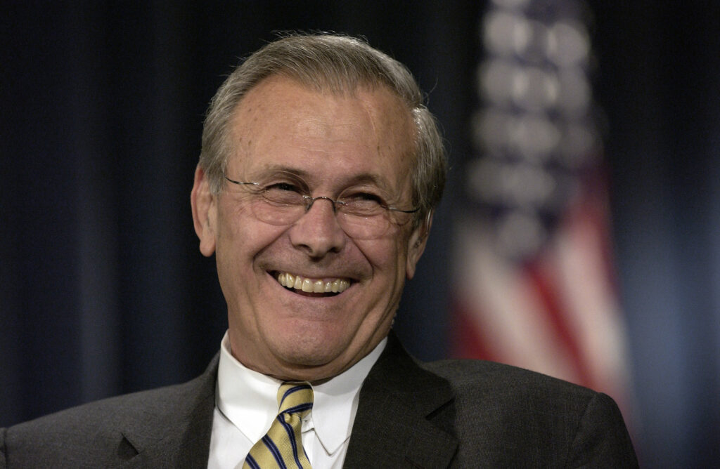 Murió el líder de la guerra de Irak Donald Rumsfeld