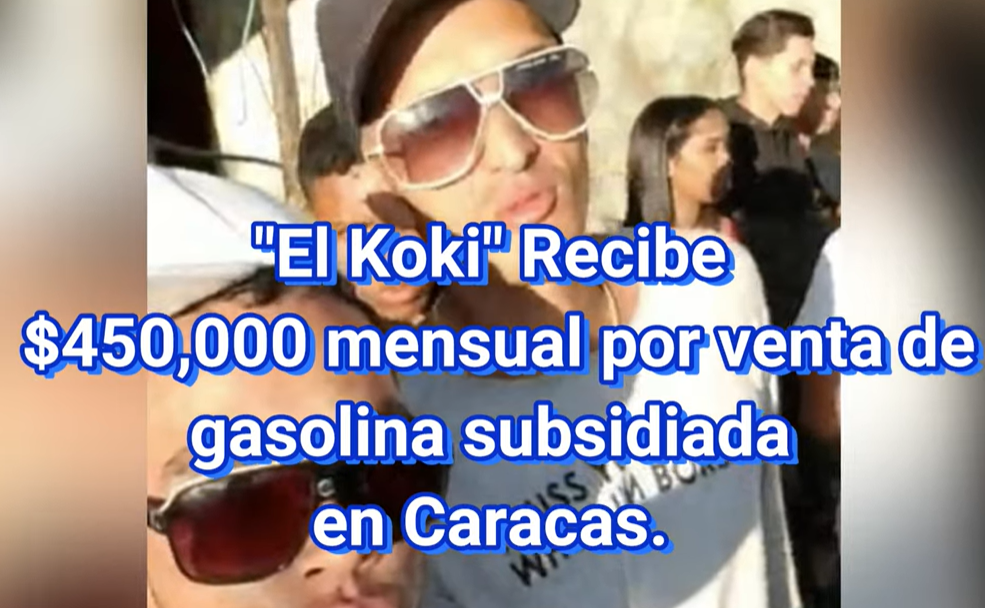 “El Koki” recibe $450.000 mensual por venta de gasolina subsidiada en Caracas (audio)