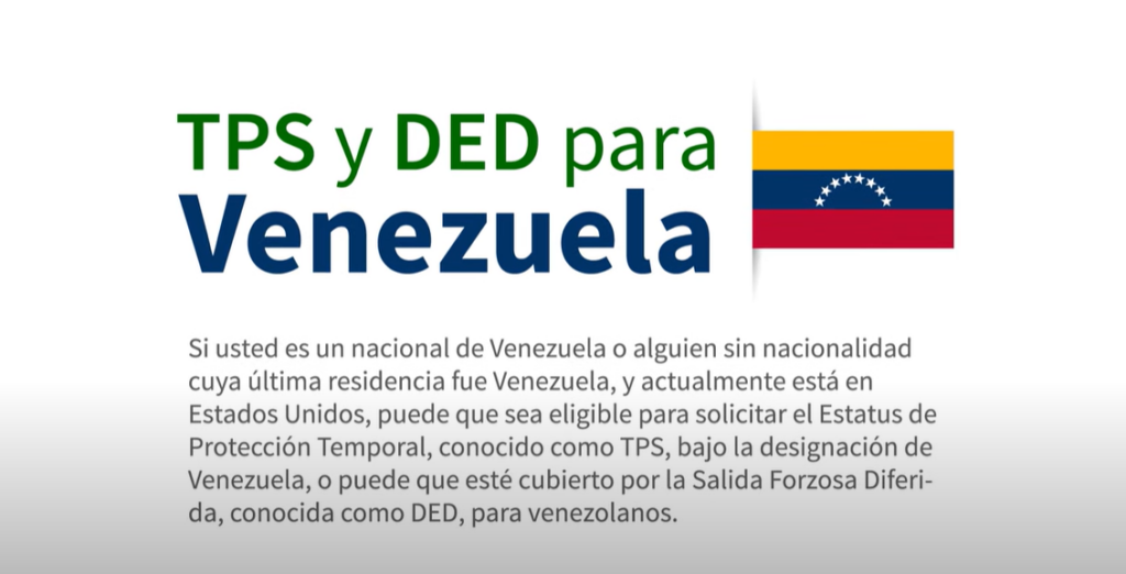 TPS y DED para Venezuela